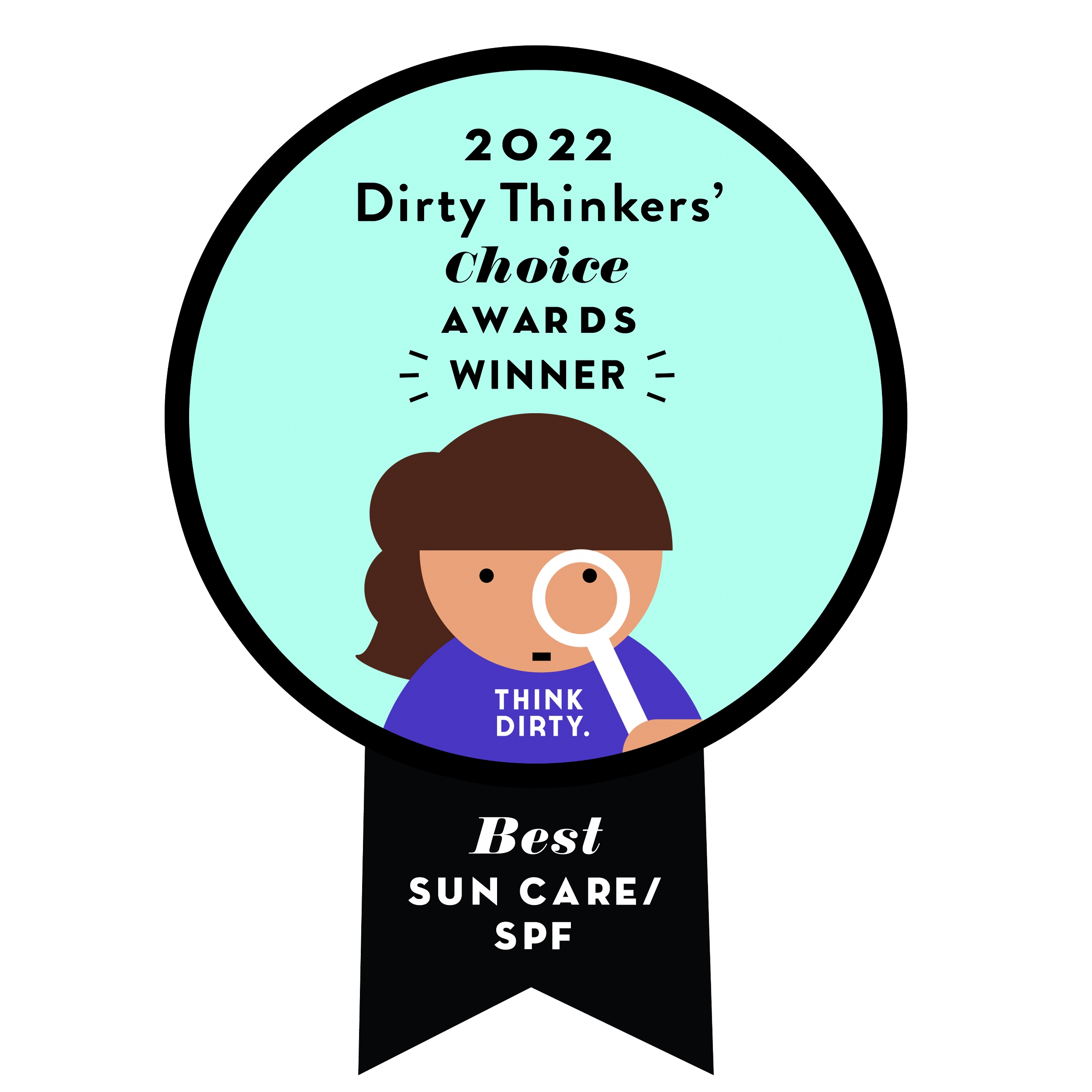 2022 Dirty Thinkers' Choice Awards Winner of Sun Care/SPF Category